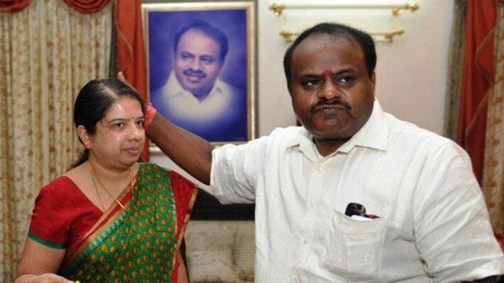 Byelection...Kumaraswamy may field wife Anitha Ramanagara constituency