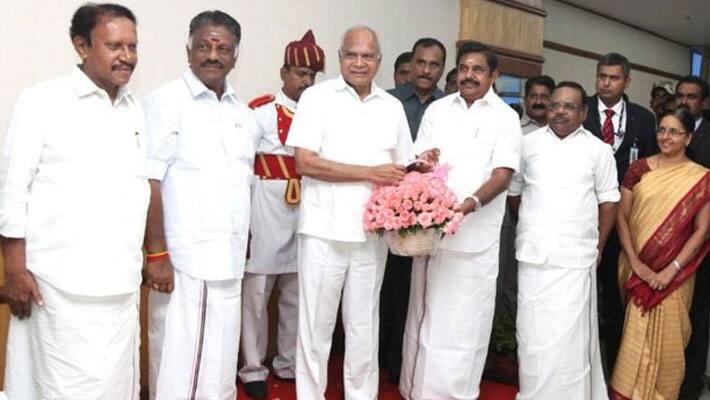 Edappadi Palanisamy to meet tamilnadu Governor Banwarilal Purohit Today Edappadi Palanisamy to meet tamilnadu Governor Banwarilal Purohit Today