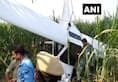 Uttar Pradesh Indian Air Force microlight aircraft crash Bagpat district