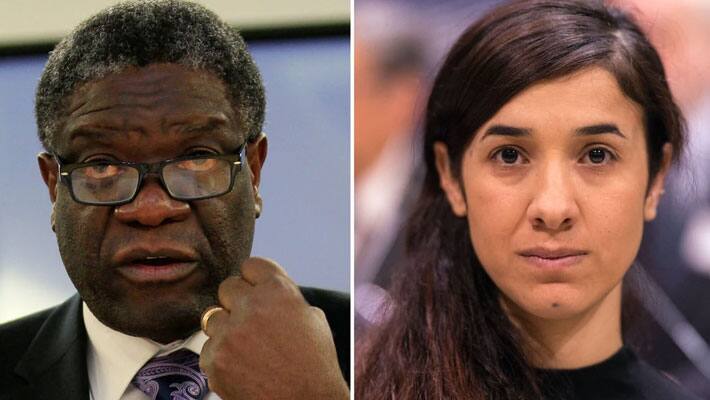 Nobel Prize awarded...Denis Mukwege, Nadia Murad