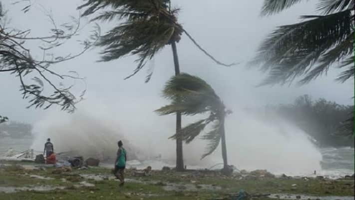Baity cyclone in 3 seashore dists