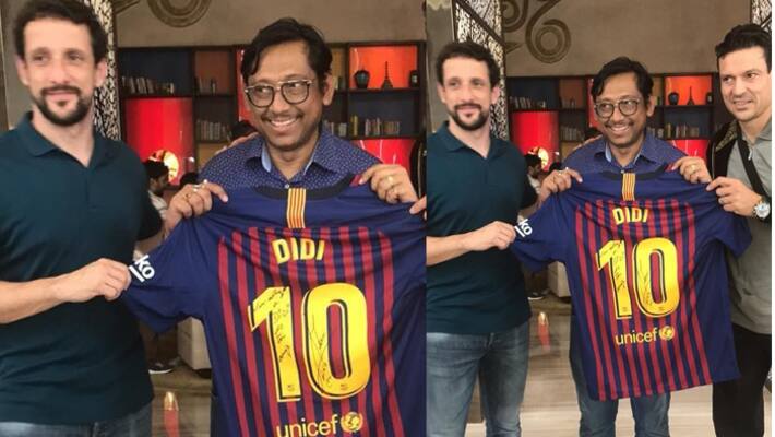 From Lionel Messi A Special Jersey For Mamata Banerjee From Lionel Messi A Special Jersey For Mamata Banerjee