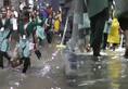 Tamil Nadu Heavy rains in Rameshwaram flood Ramnathswamy temple; devotees trapped inside Video