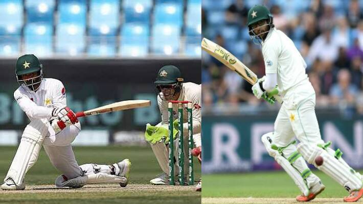 australian batsman usman smartly playing against pakistan in first test match