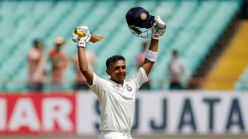 prithvi shaw excellent start against west indies in second test match