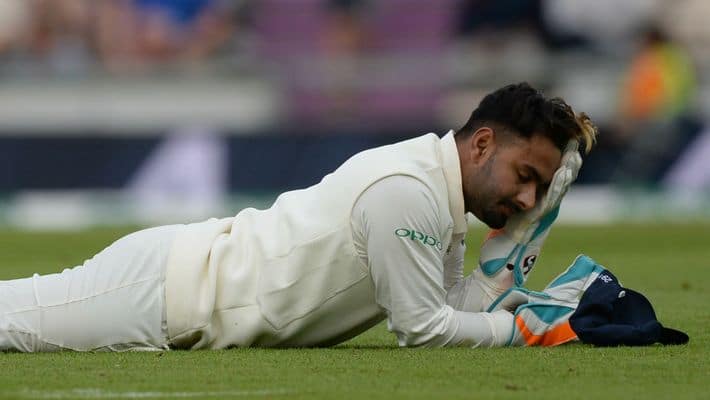 rishabh pant once again showed his inability in wicket keeping