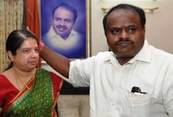 Karnataka Kumaraswamy wife Anitha nepotism politics Ramanagara