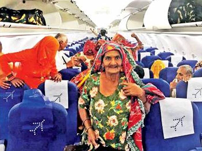 Haryana Punjab pilot gifts village elders first flight Hisar