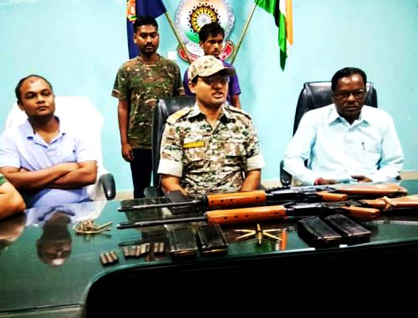 Chhattisgarh Army trooper arrested for selling automated firearms ammunition Maoists in Dantewada