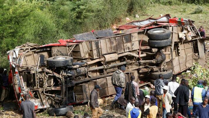 Kenya bus crash...50 people killed
