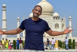Hollywood Actor Will Smith Visits Taj Mahal in Agra