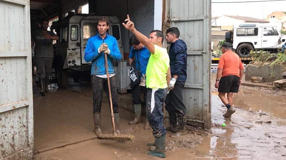 Rafael Nadal opens his tennis academy center to Majorca flood victims