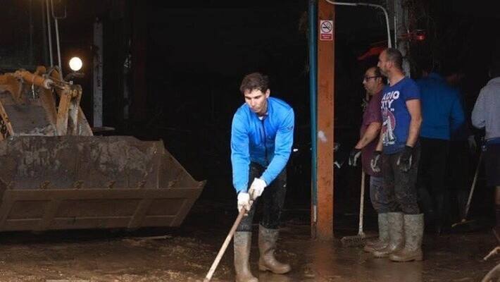 Rafael Nadal opens his tennis academy center to Majorca flood victims Rafael Nadal opens his tennis academy center to Majorca flood victims