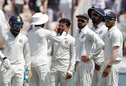India vs West Indies 2nd Test: Kuldeep Yadav takes three; visitors reduced to 197/6 at tea on Day 1