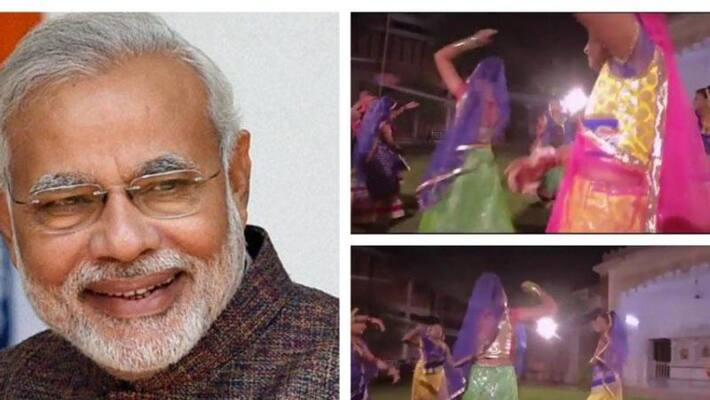 visually challenged girls performed song written by modi visually challenged girls performed song written by modi