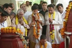 Rahul Gandhi reached the temple in Madhya Pradesh for the elections.