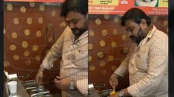Sweet corn vendor adds spices music to people's favourite snack Tamil Nadu