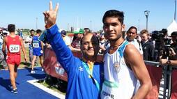 Youth Olympics 2018 Suraj Panwar profile athletics silver Buenos Aires