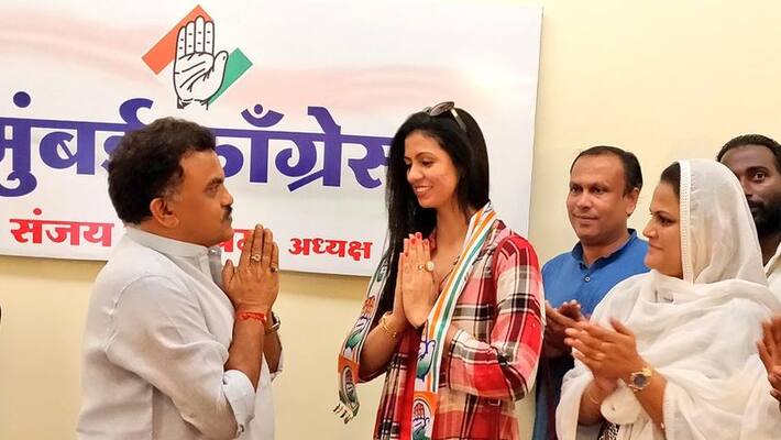 Mohammad Shami wife Hasin jahan joins Indian National Congress Mohammad Shami wife Hasin jahan joins Indian National Congress