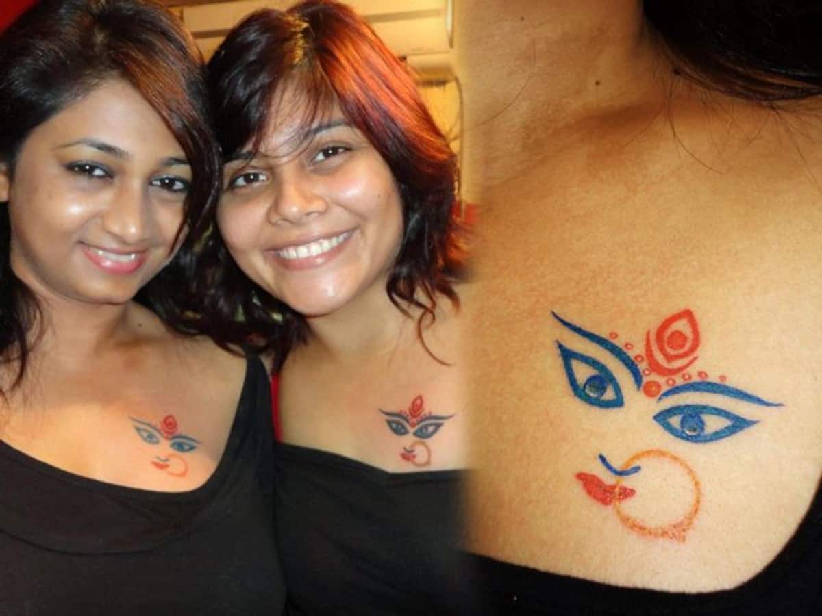 Naina Jain - tattoo Artist - Maa Durga Tattoo by : Akash Chandani  @the_inkmann Skin Machine Tattoo Studio Email for appointments :  skinmachineteam@gmail.com | Facebook