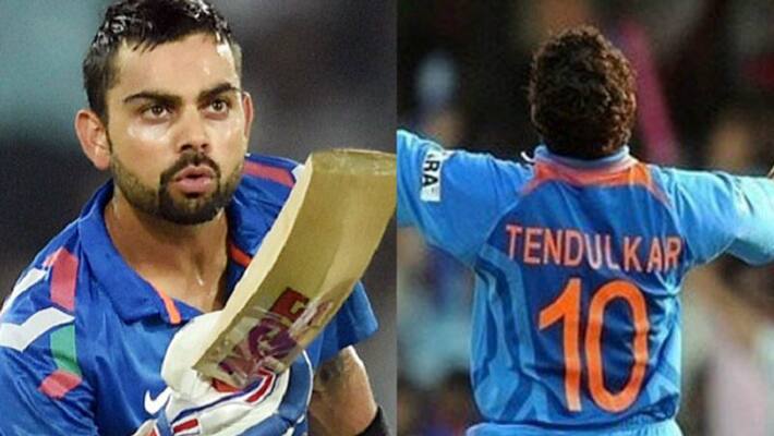 Virat Kohli breaks Cricket Legend Sachin Tendulkar ODI world record in series against Sri Lanka kvn Virat Kohli breaks Cricket Legend Sachin Tendulkar ODI world record in series against Sri Lanka kvn