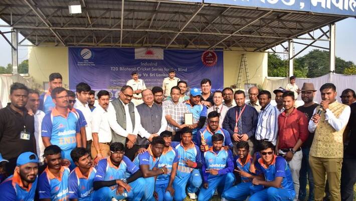Blind T20 Cricket India win the series with two games to go Blind T20 Cricket India win the series with two games to go