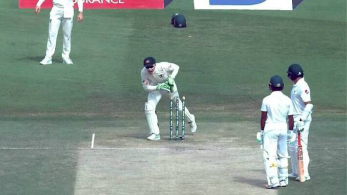 pakistan cricketer azhar ali crazy run out against australia pakistan cricketer azhar ali crazy run out against australia