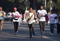 Delhi Half Marathon 2018  air quality better pollution masks Jawaharlal Nehru Stadium