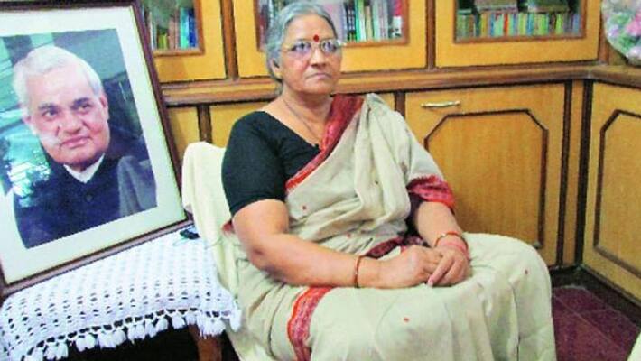 Congress fields Vajpayees niece Karuna Shukla Congress fields Vajpayees niece Karuna Shukla
