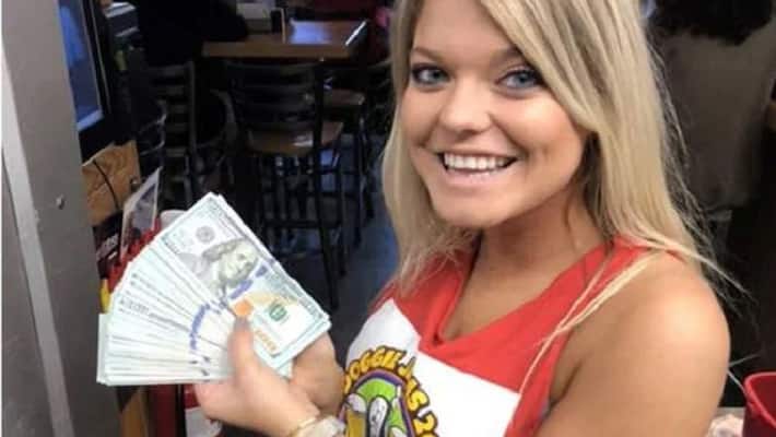 After Ordering Just a water Man Leaves 10 Thousand Dollars tip After Ordering Just a water Man Leaves 10 Thousand Dollars tip