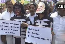CBI Vs CBI: Senior Congress leaders join Rahul Gandhi in protest against Modi government
