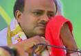 Karnataka commercial chopper CM Kumaraswamy delay three-hour car journey by-election