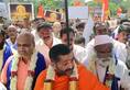 Pramod Muthalik leads protest rally review of SC Sabarimala verdict