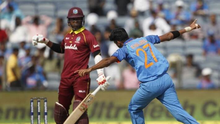 India vs WI 3rd ODI: Bumrah,Kuldeep restrict Windies to 283/9 India vs WI 3rd ODI: Bumrah,Kuldeep restrict Windies to 283/9