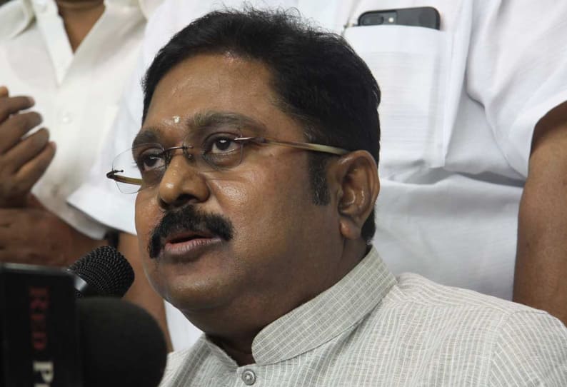 dinakaran support ex mlas discontent on him because of his opinion about appeal