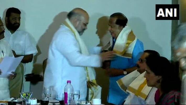 Former ISRO Chief Madhavan Nair Joins BJP Former ISRO Chief Madhavan Nair Joins BJP