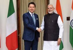 India-Italy Technology Summit Giuseppe Conte Narendra Modi Leonardo Make in India