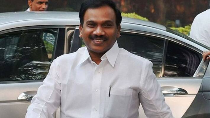 AIADMK complaint against DMK mp a.Raja at DGP office AIADMK complaint against DMK mp a.Raja at DGP office
