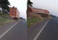 Truck driver in Karnataka spotted sleeping while driving; police come to rescue