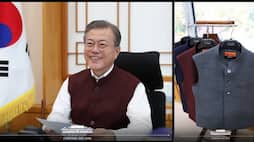 Modi jacket Korean president Narendra Modi Indian fashion designers