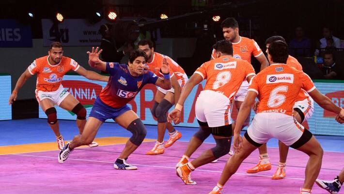 Pro kabaddi 2018 Puneri Paltan win the slow grind against Dabang Delhi by 26-31 Pro kabaddi 2018 Puneri Paltan win the slow grind against Dabang Delhi by 26-31