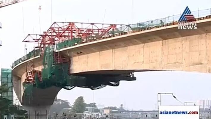 kochi metro candiliver bridge bulilding kochi metro candiliver bridge bulilding