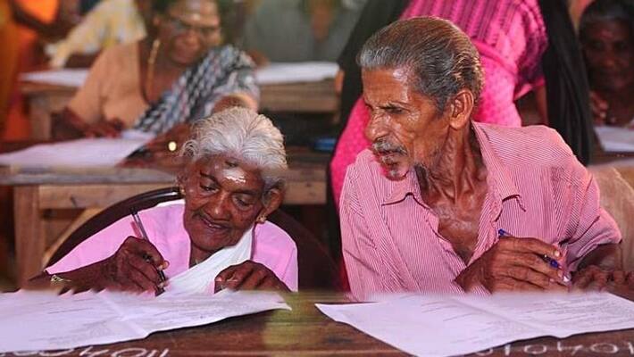 karthyayani scores 98 marks in aksharalaksham exam karthyayani scores 98 marks in aksharalaksham exam
