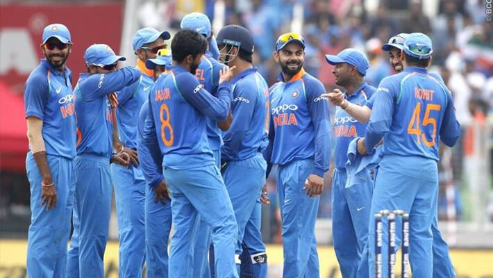 watch Team India Celebrate Victory Over Windies in Thiruvananthapuram watch Team India Celebrate Victory Over Windies in Thiruvananthapuram