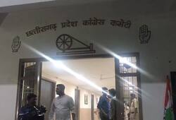 Chhattisgarh Congress infighting out in open as corporator Ajaz Dhebar supporters ransack newly built Rajiv Bhawan in Raipur