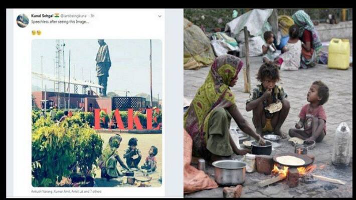 Image Shared To Against Sardar Patel Statue Of Unity is photoshpoed Image Shared To Against Sardar Patel Statue Of Unity is photoshpoed
