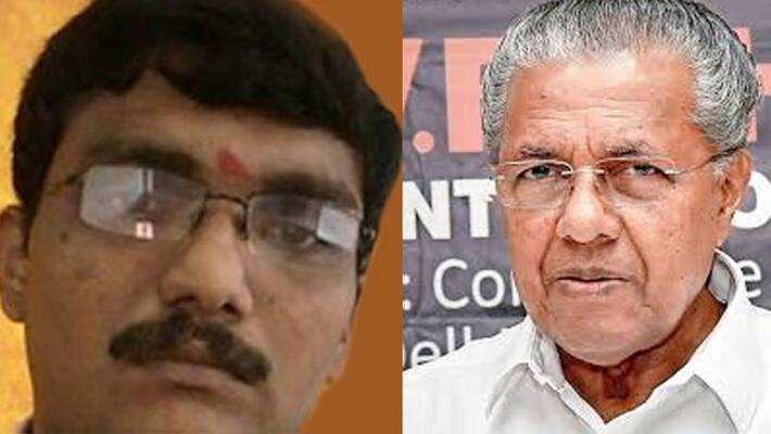 pinarayi death threat; police arrest vijesh balan pinarayi death threat; police arrest vijesh balan