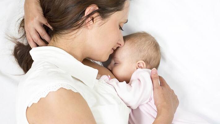 What happens when the baby is laying in bed ... Mothers. What happens when the baby is laying in bed ... Mothers.