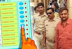 Karnataka by-election Ballari Congress candidate VS Ugrappa supporter shares selfie casting vote arrested