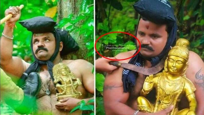 real story behind the viral picture of ayyappan devotee real story behind the viral picture of ayyappan devotee